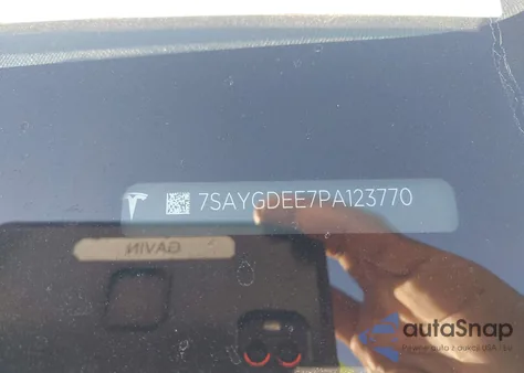 2023 Tesla Model Y Awd/Long Range Dual Motor All-Wheel Drive from USA, damaged, VIN 7SAYGDEE7PA123770